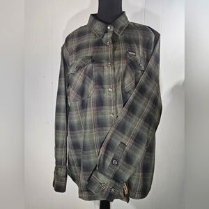 Dixxon Plaid, Woman's 2XL, Burlington/Nature Calls edition with tag/sticker